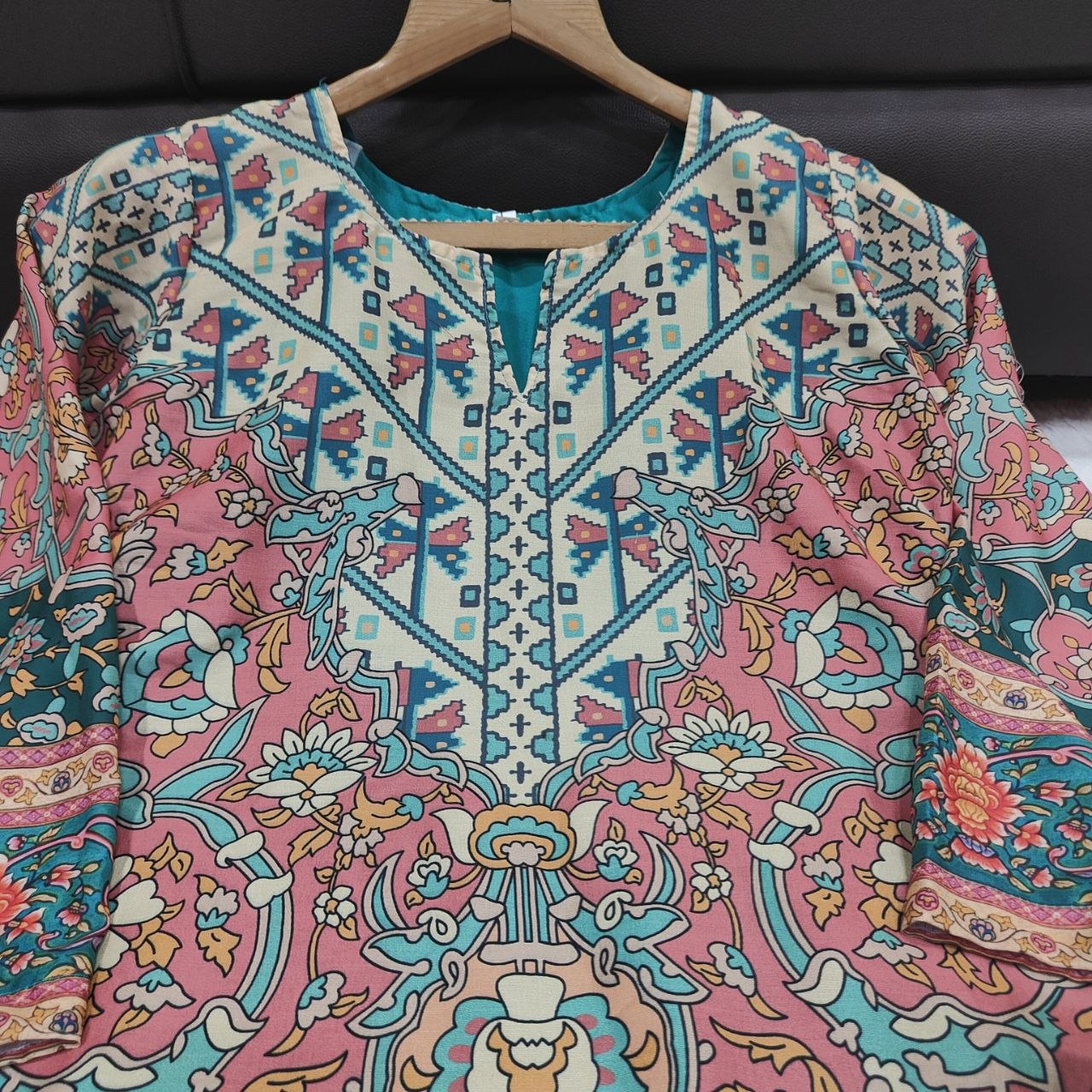 Digital Print Muslin Co-Ord Set