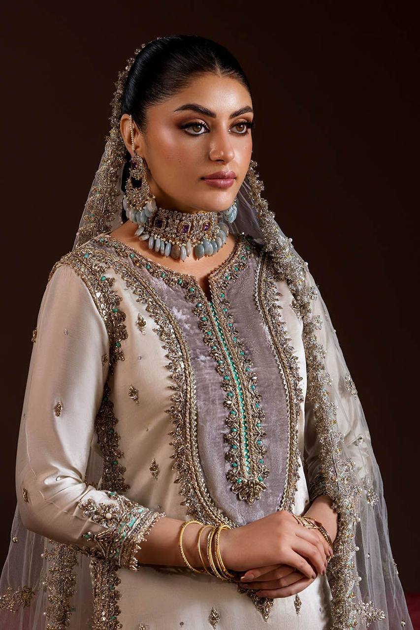 Crepe Silk Sequins Palazzo Set with Net Dupatta